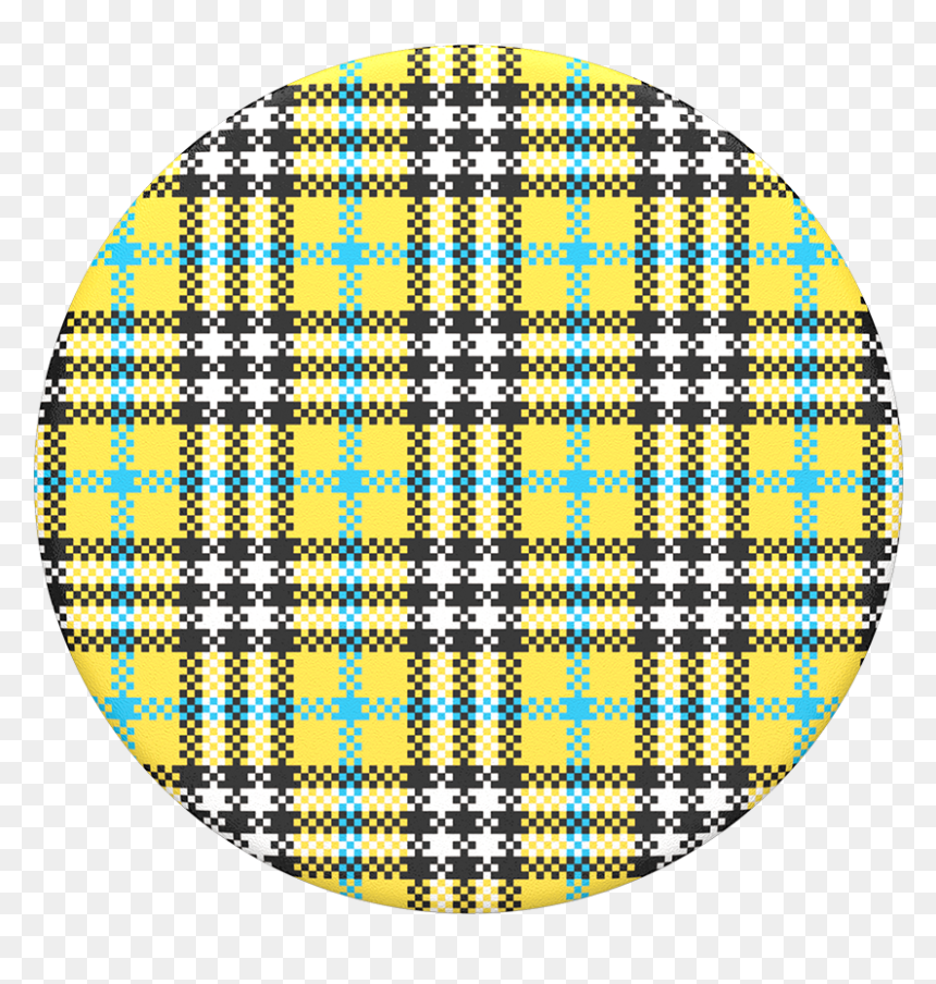 Red Gingham Circle, HD Png Download - plaid pattern png