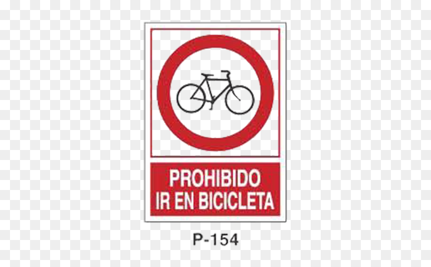 Prohibition And Fire Signboard Type 2 [p-154] - Bicycle, HD Png Download - signboard png