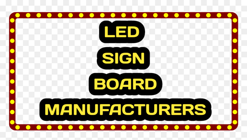 Led Sign Board Manufacturers In Bangalore, HD Png Download - signboard png