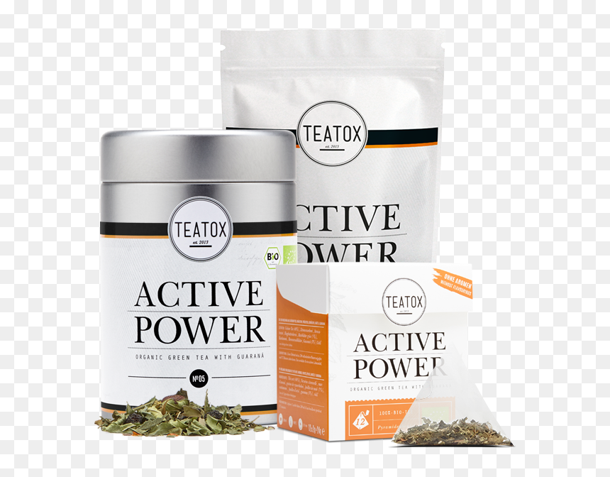 Active Power Organic Green Tea With Guaraná - Teatox, HD Png Download - guarana png