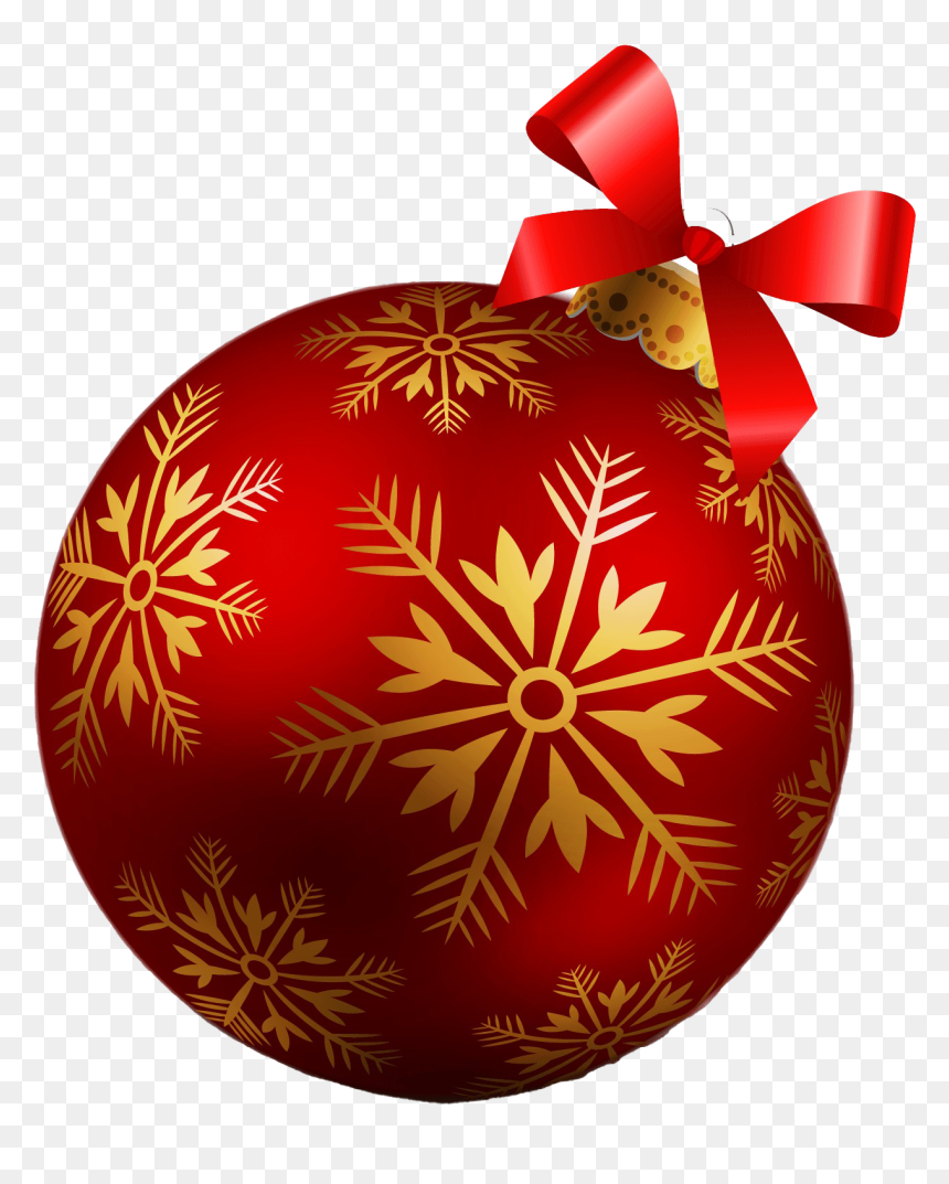 Noel Png Transparent Image - Red Christmas Ball Png, Png Download - noel png