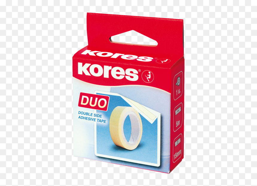 Kores Duo Tape, HD Png Download - cinta adhesiva png