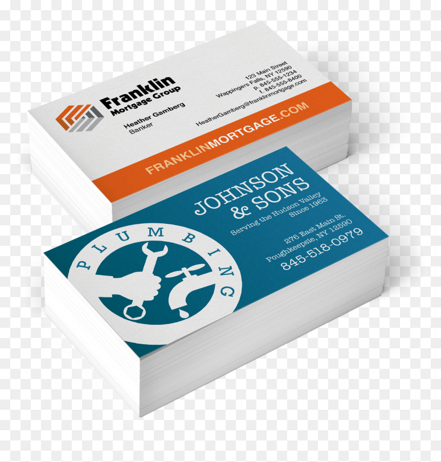 Picture Of 1 Or 2 Color Stationery Business Cards - Business Card, HD Png Download - stationery png