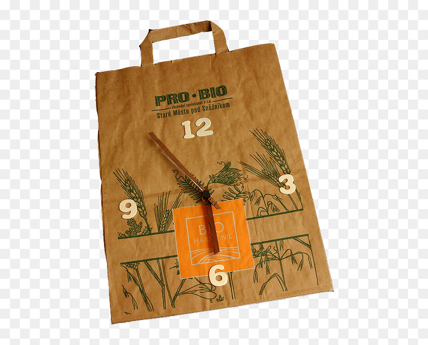 Paper Bag, HD Png Download - clock no hands png