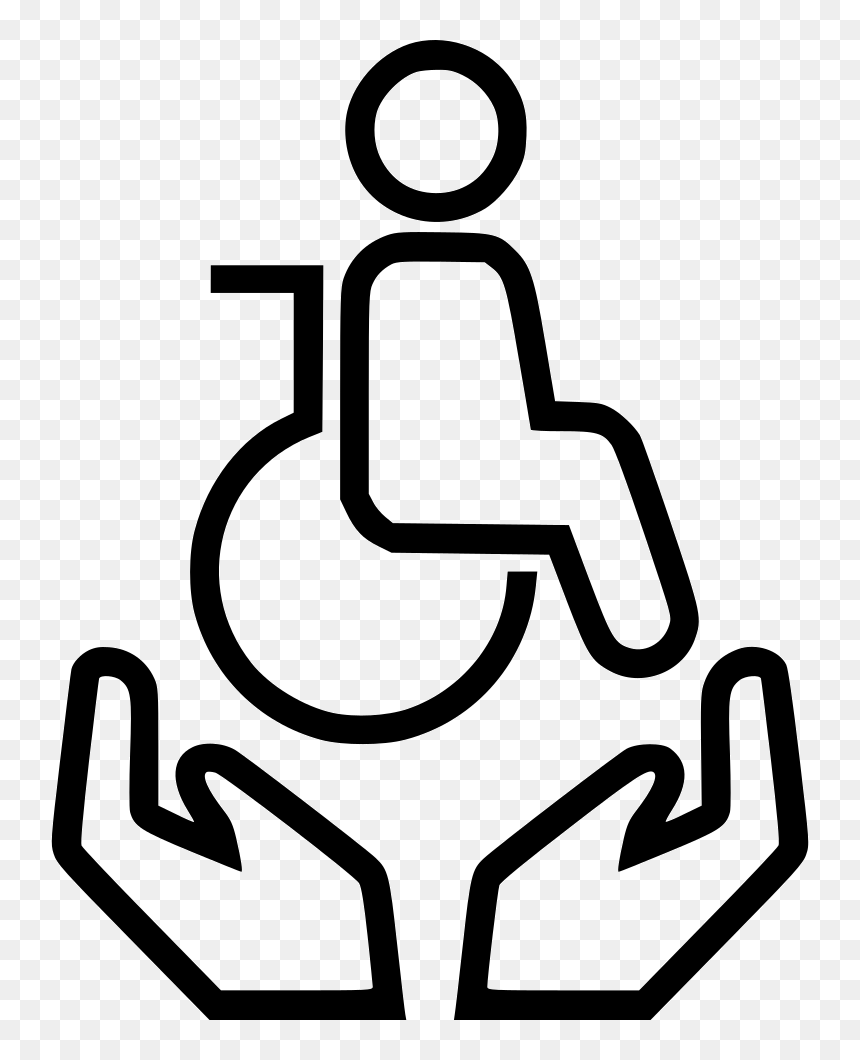 Disability Png Icon Hd , Png Download - Hand Drawn Wheelchair Png, Transparent Png - disability png