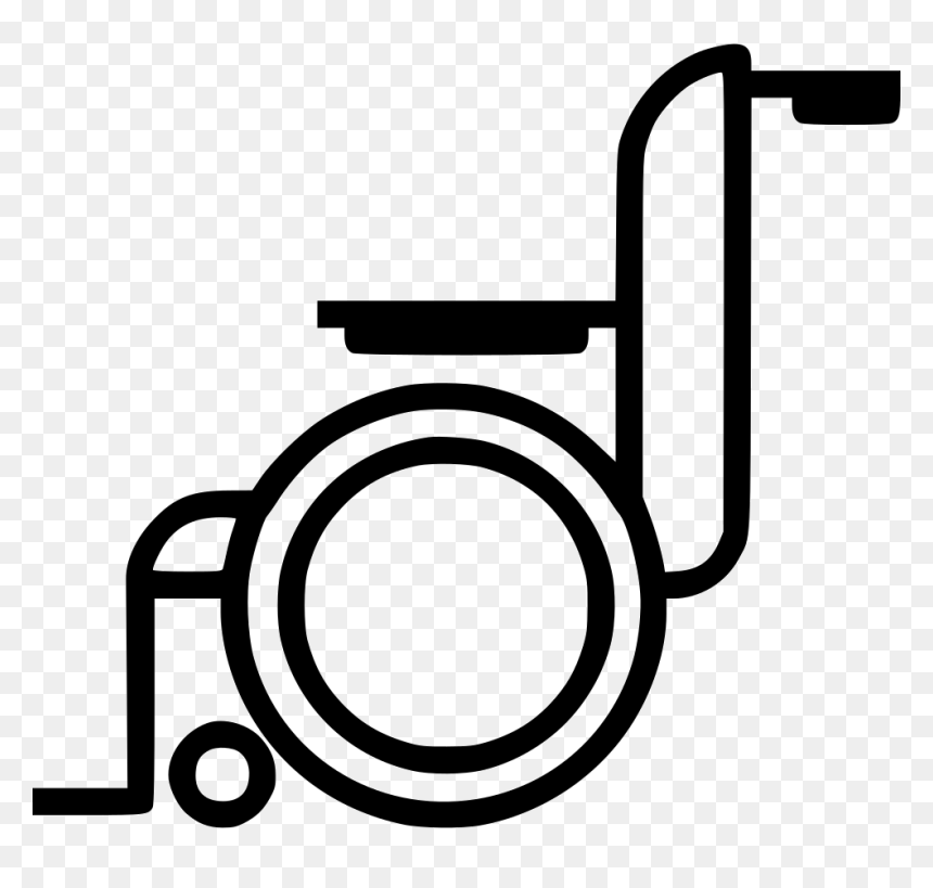 Wheel Chair Disable Disability Person - Circle, HD Png Download - disability png