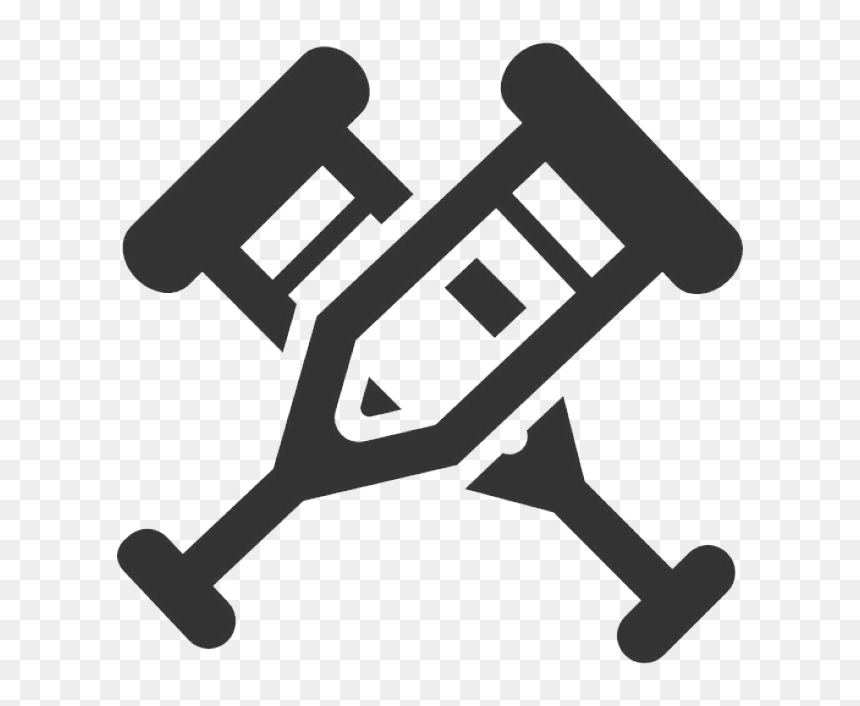 Long Term Disability - Crutches Icons Png, Transparent Png - disability png