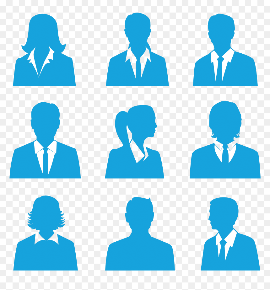 Presidente Vetor, HD Png Download - business people silhouette png