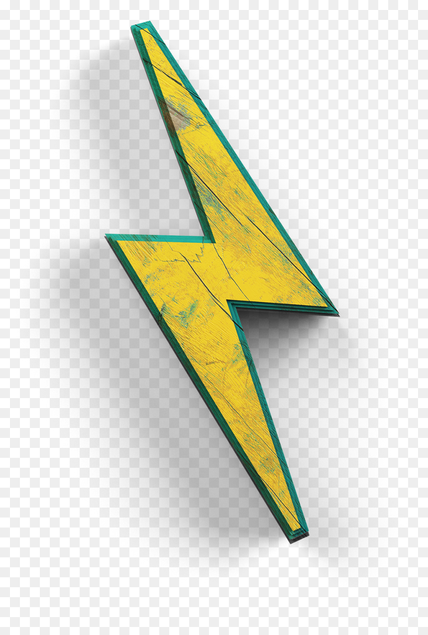 Triangle, HD Png Download - lightningpng