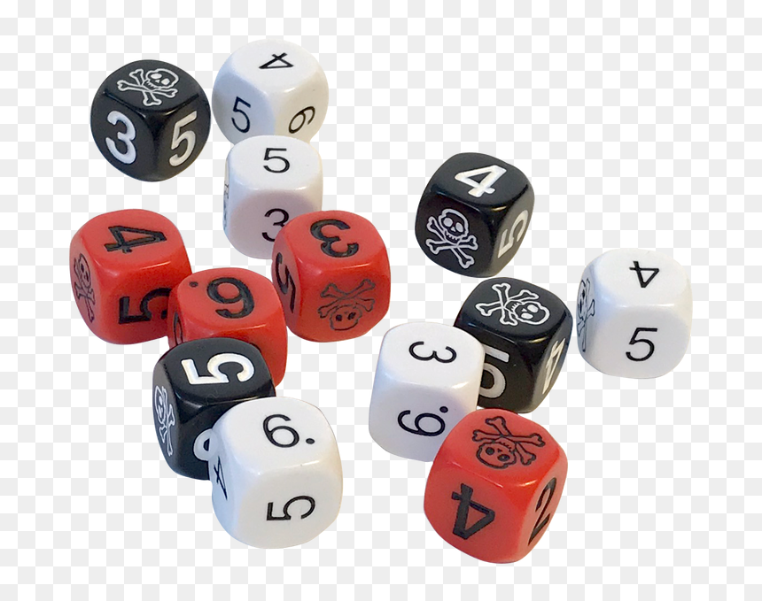 Dice Collection White Black Red - Dice Game, HD Png Download - dices png