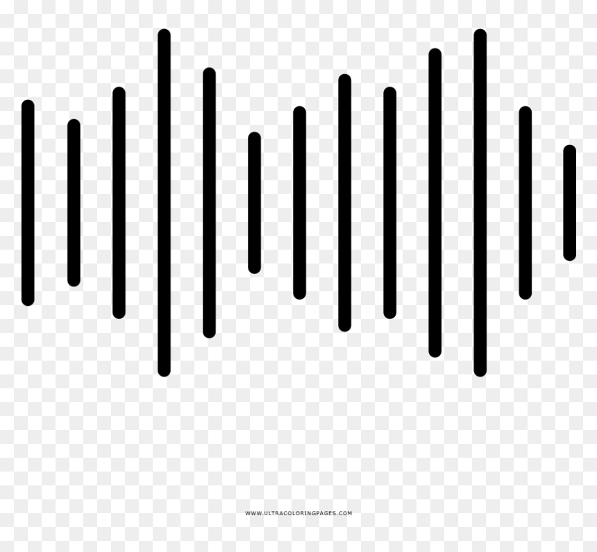 Onda De Sonido Página Para Colorear - Graphics, HD Png Download - ondas de sonido png