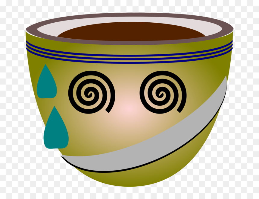 Ceramic,cup,material - Taza De Porcelana Decorada Vector Png, Transparent Png - pencil cup png