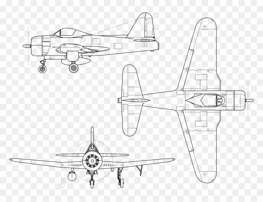 Ryan Fr-1 Fireball - Propeller-driven Aircraft, HD Png Download - png fireball