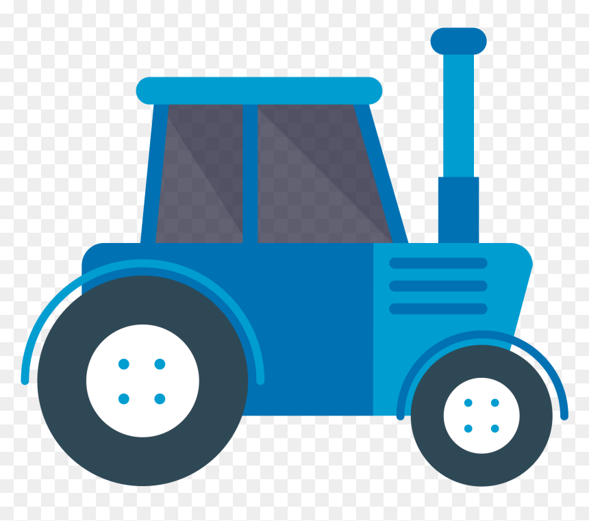 Illustration Tractor Png, Transparent Png - tractor clipart png