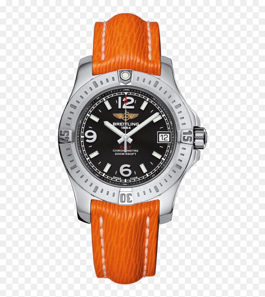 Colt 36 - A7438911/bd82/257x/a16d - - Breitling Colt 36 Ladies, HD Png Download - silver lines png