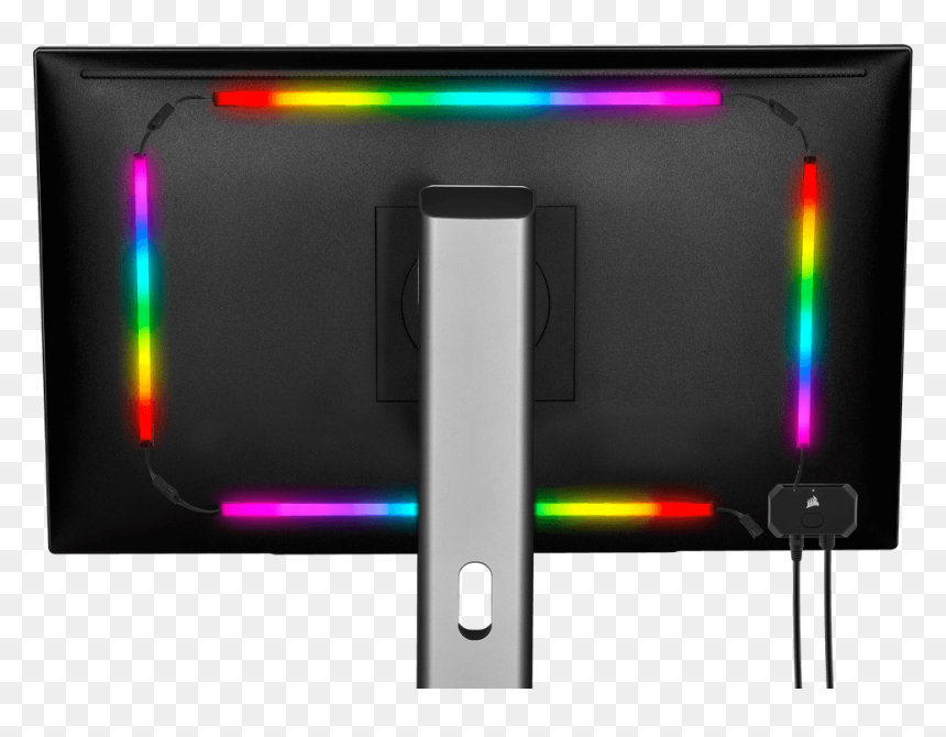 Corsair Icue Ls100 Smart Lighting Strips, HD Png Download - rainbow strip png