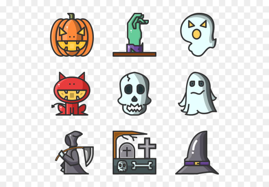 Svg Vector Meeting Icon, HD Png Download - scary halloween png