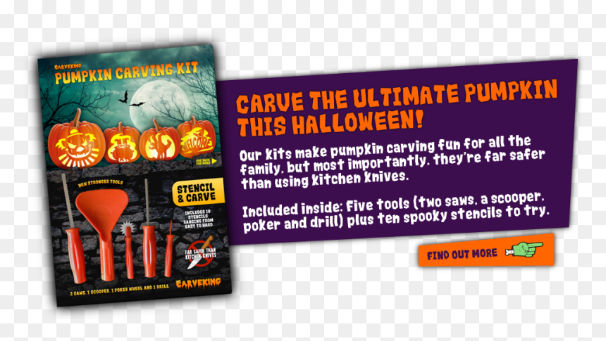 Flyer, HD Png Download - pumpkin carving png