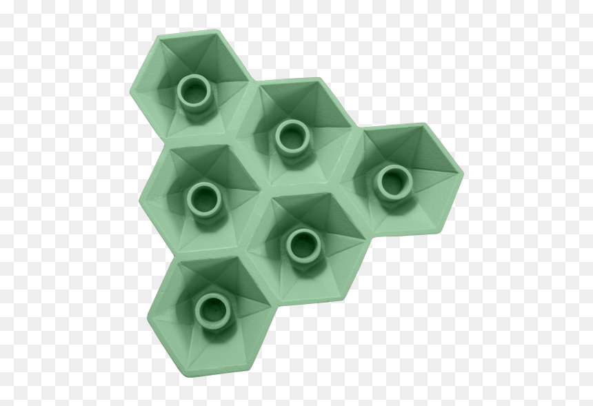 Origami, HD Png Download - green hexagon png