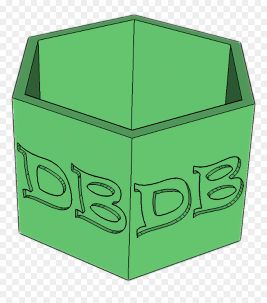 Box, HD Png Download - green hexagon png