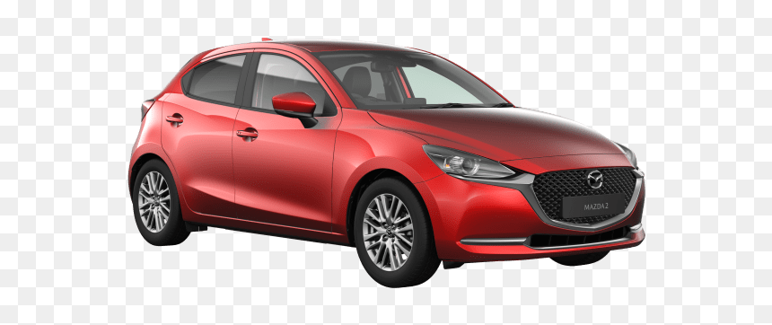 Mazda2 2020 Red, HD Png Download - car profile png