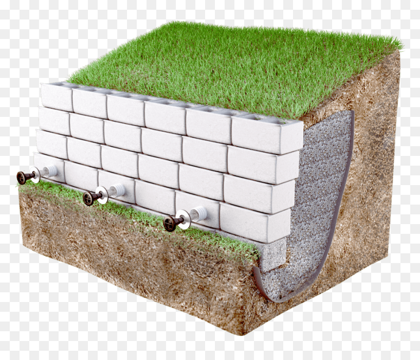 Maintainable Weep Hole Filter In Mse Retaining Walls - Weep Holes Retaining Wall, HD Png Download - walls png