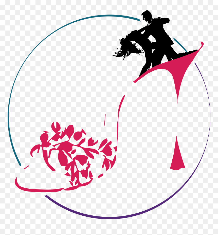 Couple Dancing Silhouette Png, Transparent Png - couple dancing silhouette png