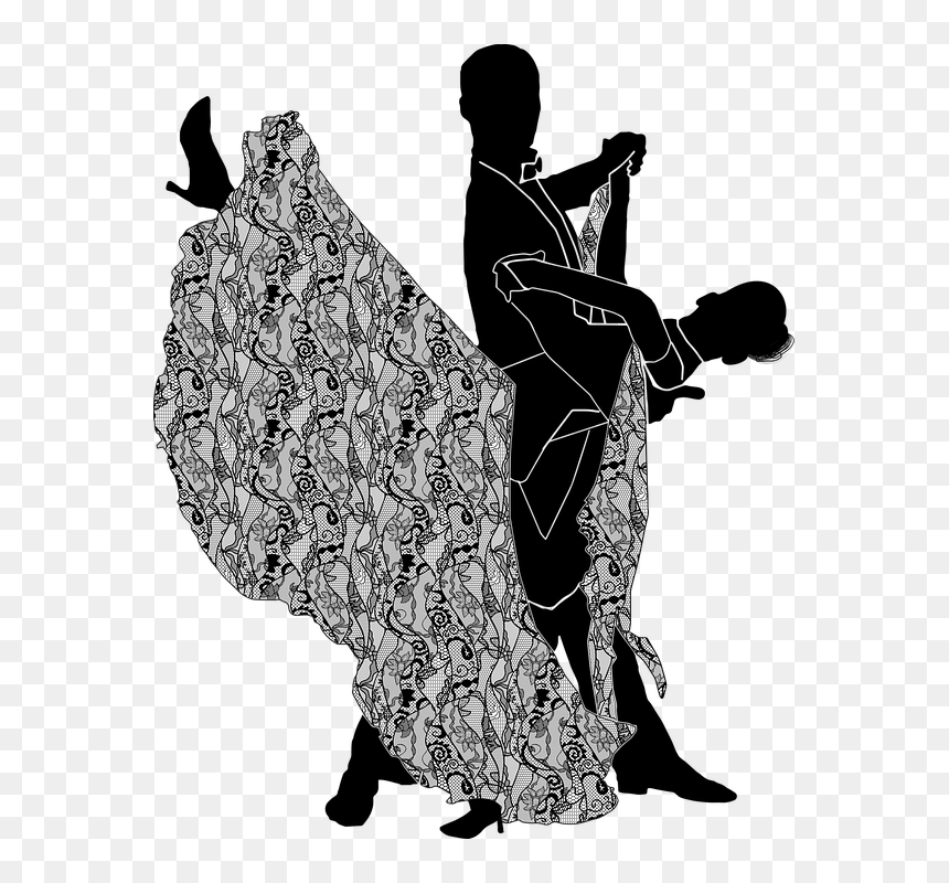 Illustration, HD Png Download - couple dancing silhouette png