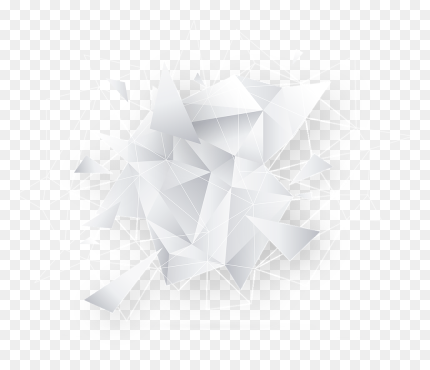 Triangle, HD Png Download - abstract triangles png