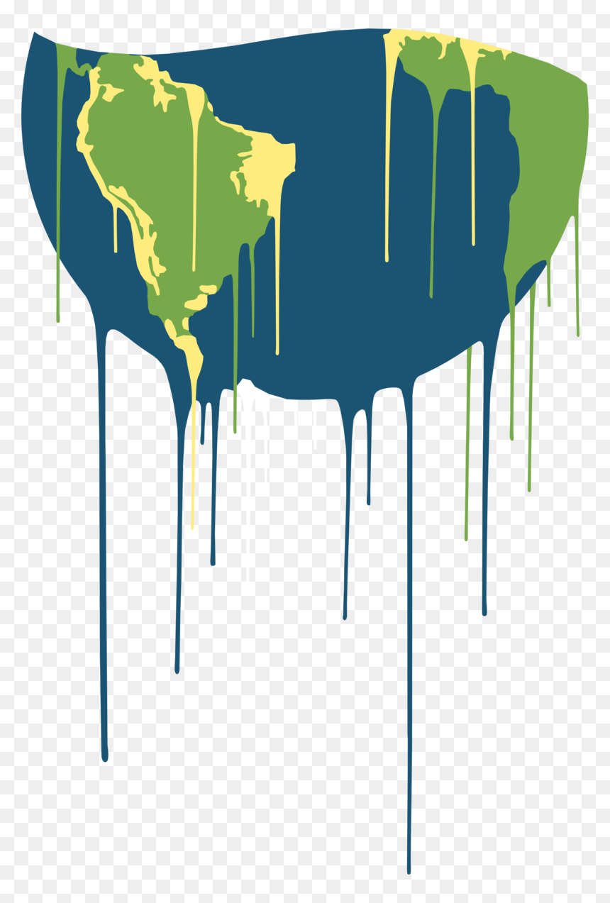 Melting Earth By Assassicactu - Earth Melting Clipart, HD Png Download - eath png