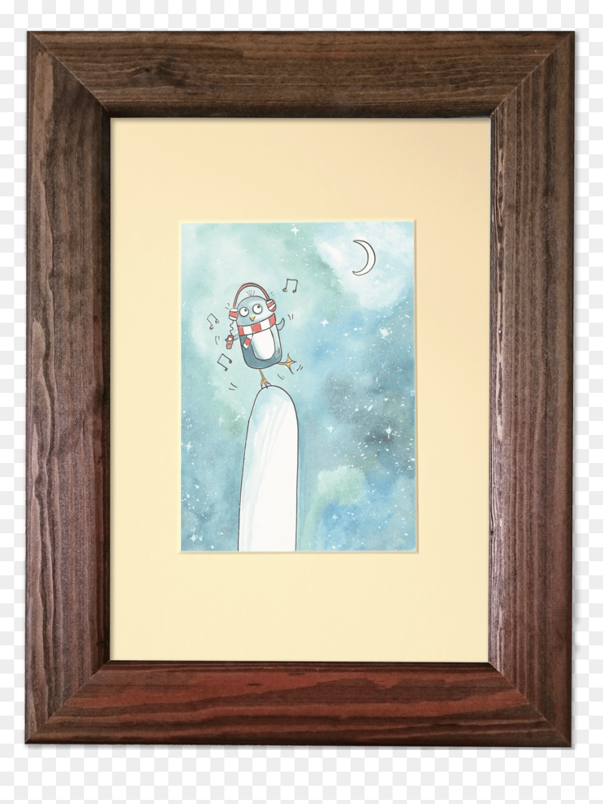 I Pod Penguin Frame - Picture Frame, HD Png Download - frozen frame png