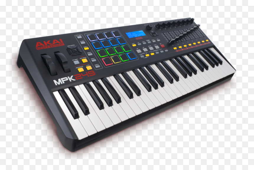 Akai Mpk249, HD Png Download - teclado piano png