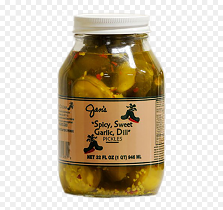 Jans Pickles, HD Png Download - pickle slice png