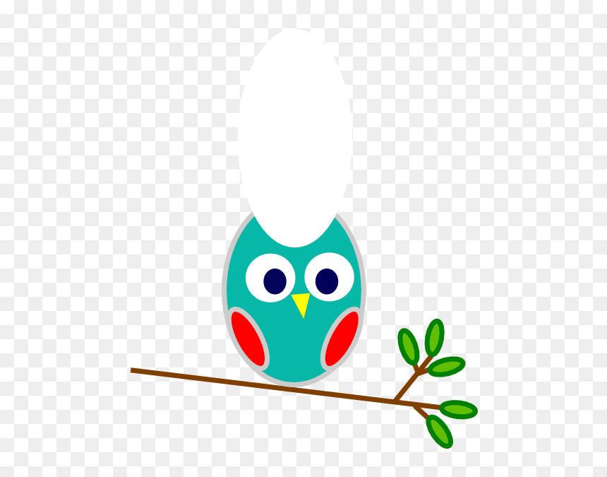 Happy 1st Birthday Cute, HD Png Download - baby owl png