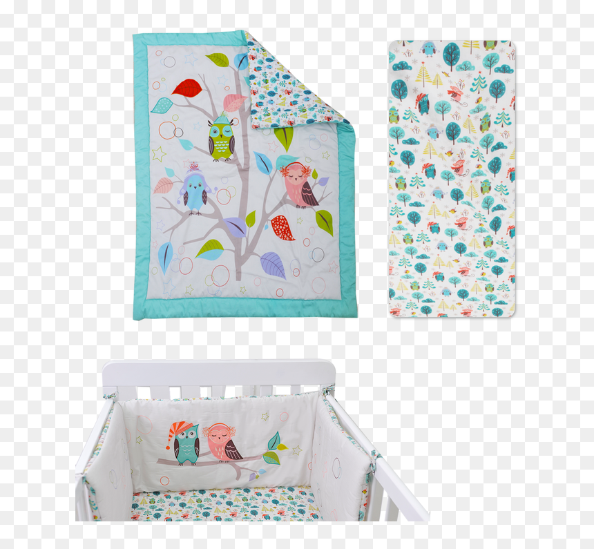 Image - Tots By Smart Trike Bedding, HD Png Download - baby owl png