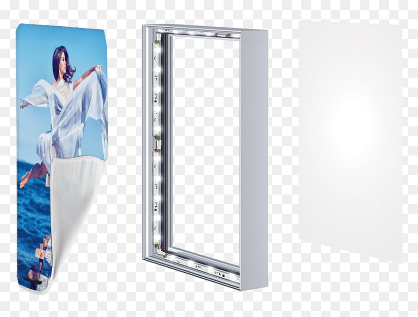Seg Fabric Light Box - Led Fabric Light Box, HD Png Download - cloth banner png