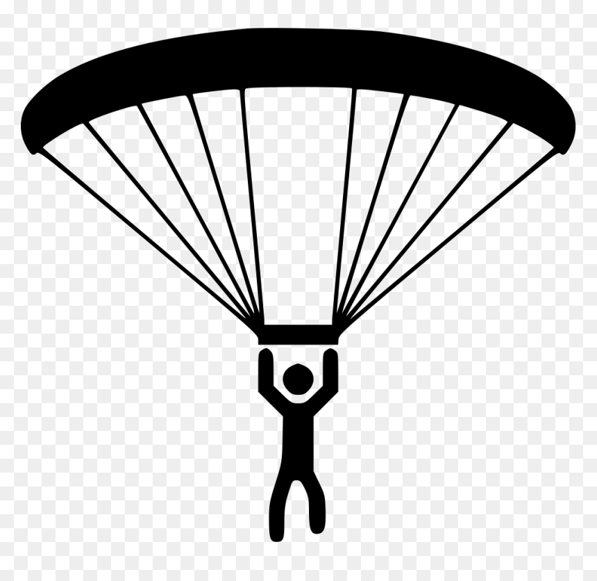 Paragliding - Paragliding Icon Png, Transparent Png - paragliding png