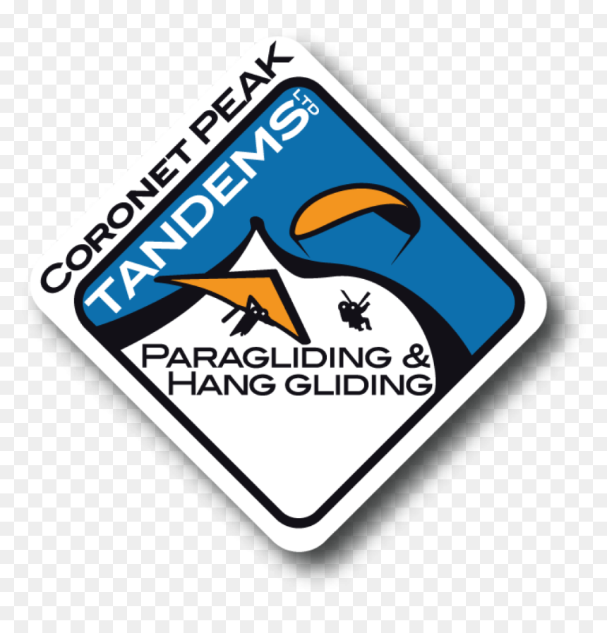 Coronet Peak Tandem Paragliding And Hang Gliding Logo - Trade, HD Png Download - paragliding png