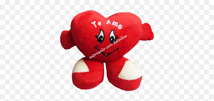 Teddy Bear, HD Png Download - corazon rojo png