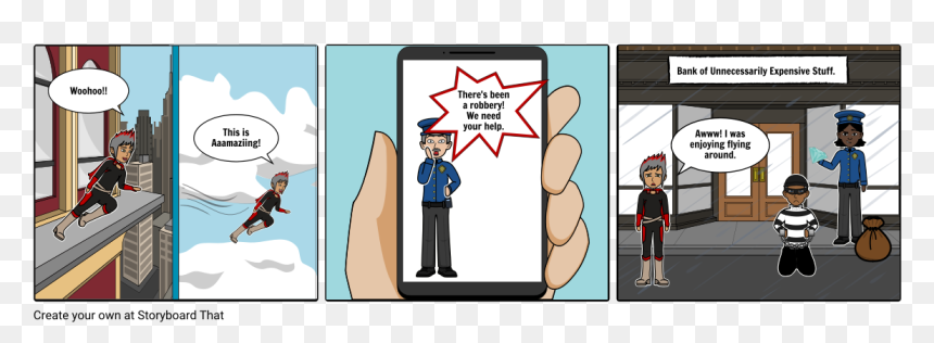 Cartoon, HD Png Download - flying superhero png