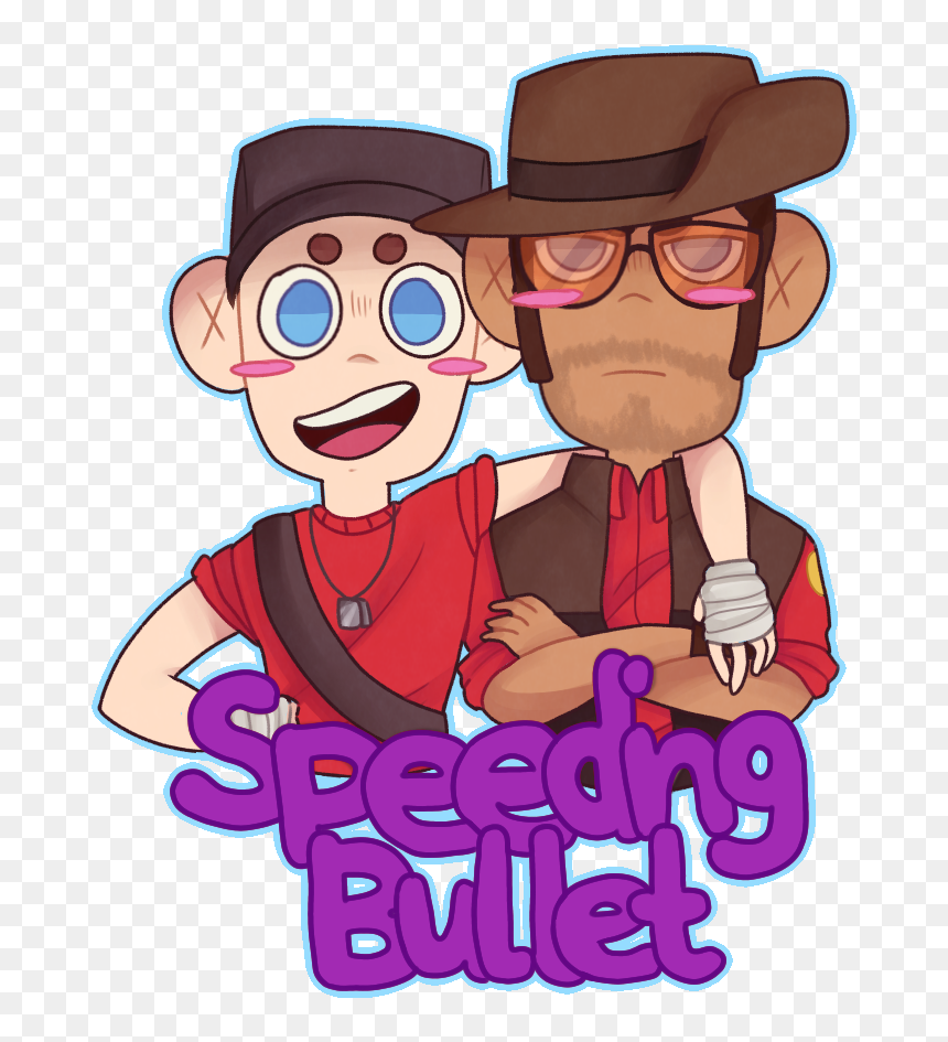 So Im Into Team Fortress 2 Now 
dont Worry I Still - Cartoon, HD Png Download - speeding bullet png