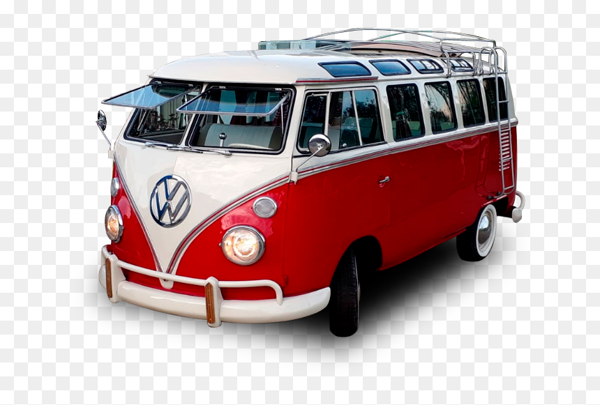 Vw Bus Imports, HD Png Download - old bus png