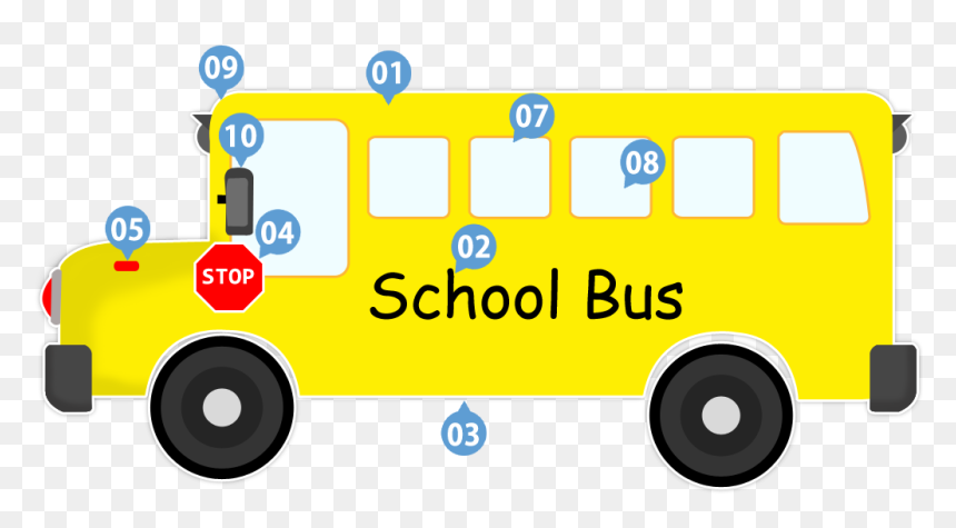 School, HD Png Download - old bus png