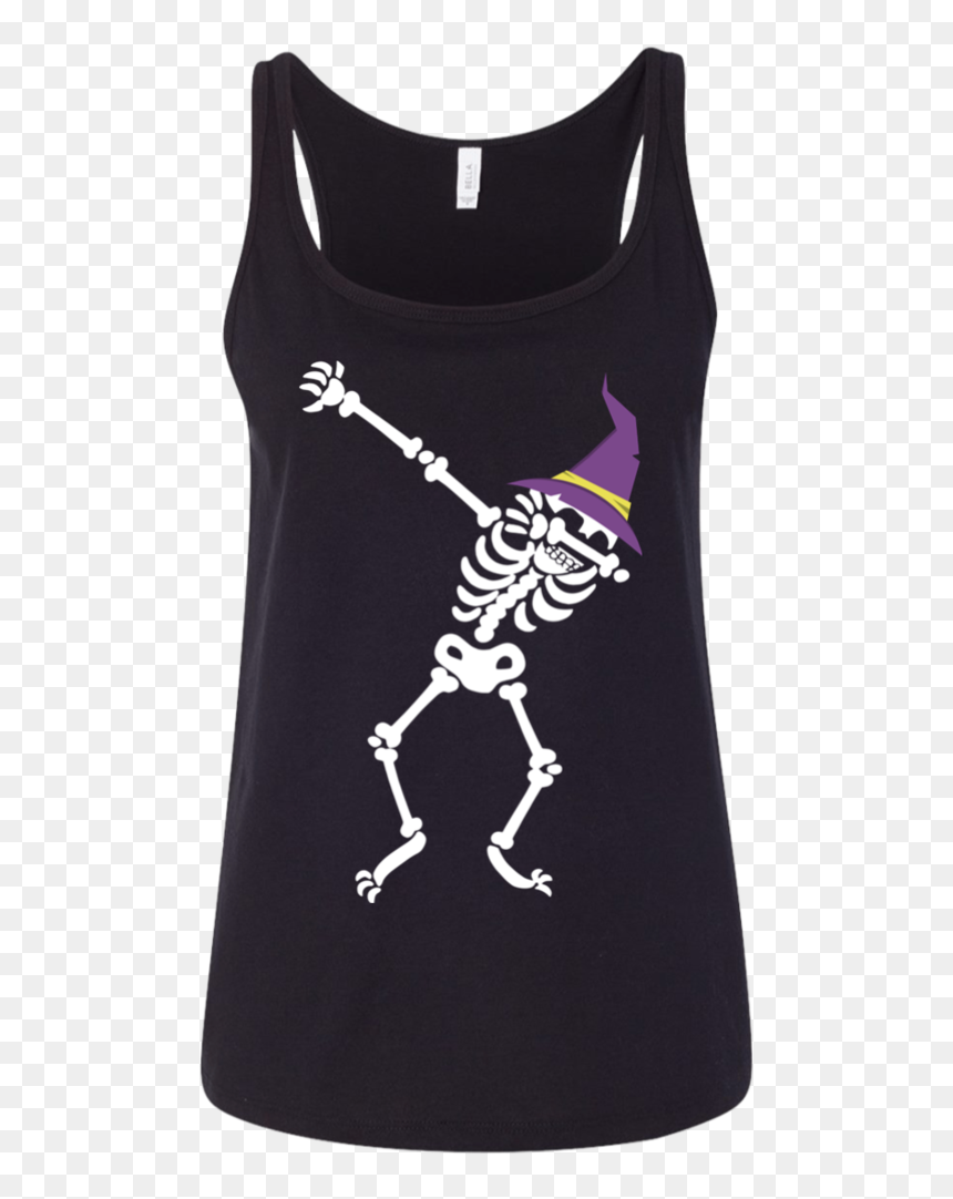 Skeleton Dabbing Shirt , Png Download - Active Tank, Transparent Png - dabbing skeleton png