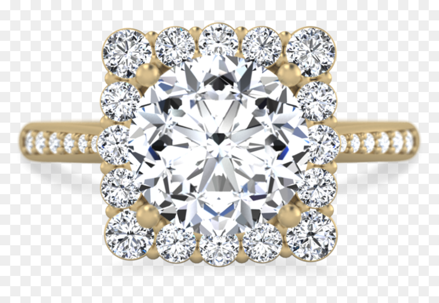 X1https - //cdn3 - Bigcommerce - Com/s Angle 92645 - Engagement Ring, HD Png Download - scalloped edge png