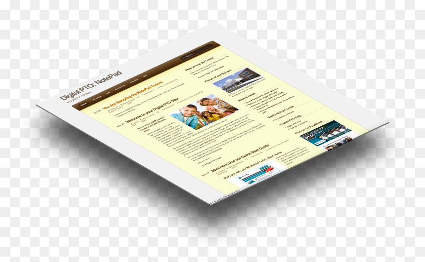 This Theme Looks A Lot Like A Yellow Legal Pad And - Flyer, HD Png Download - legal pad png