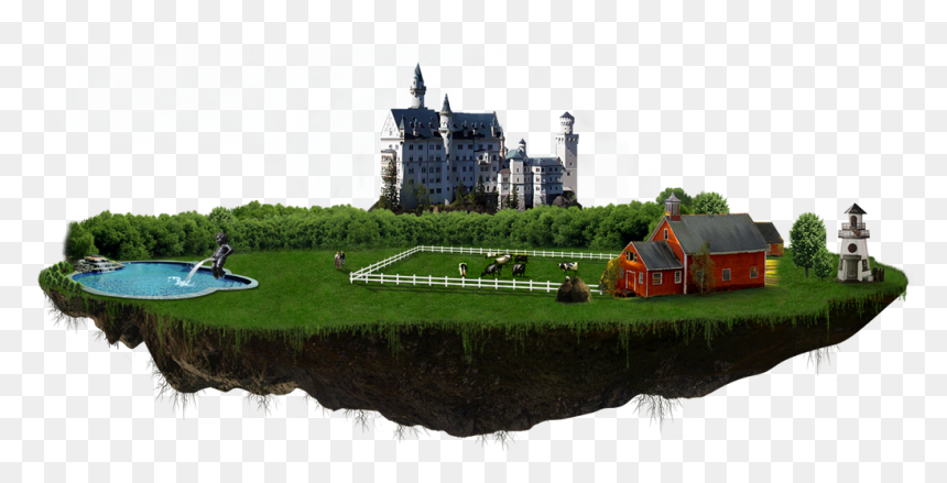 Download Island Png - Neuschwanstein Castle, Transparent Png - floating png