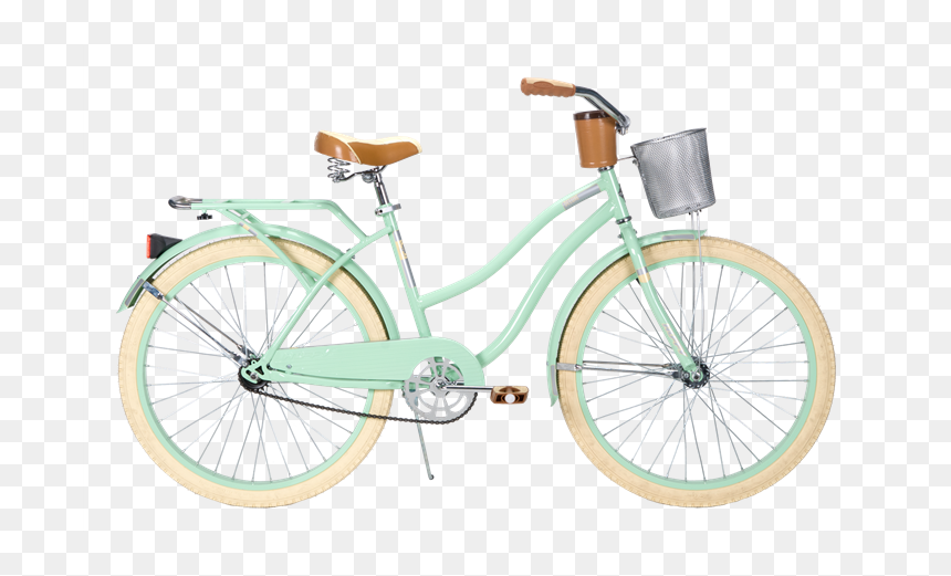 Mint Green Bike, HD Png Download - vintage bicycle png