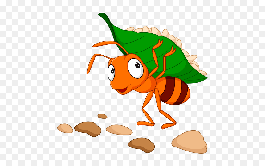 Conéctate Al Ahorro Y Desconecta Lo Que No Usas - Ant And The Grasshopper Drawing, HD Png Download - hormiga png