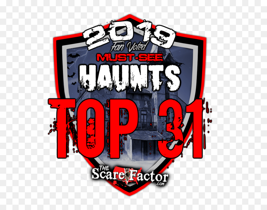 Top 31 Haunted Houses 2019 Badge - Poster, HD Png Download - spooky forest png